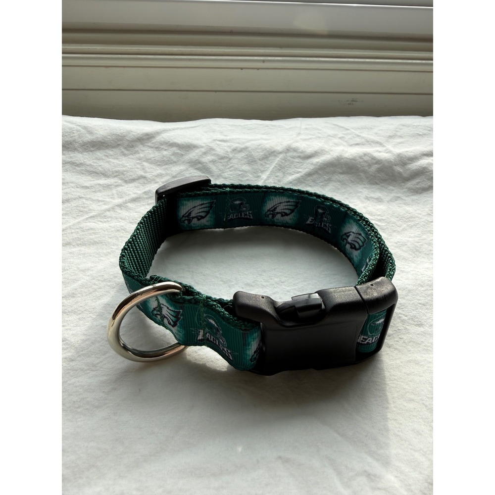 Philadelphia‎ Eagles 1" Wide Adjustable Dog Collar